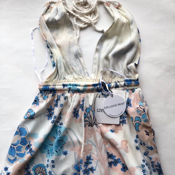 Ebby And I Drawstring Playsuit Romper Floral - Picture 3 of 8